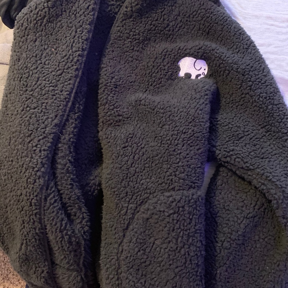 Ivory Ella Hooded Sherpa Jacket